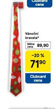 Tesco Vánoční kravata nabídka