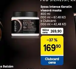 Tesco Syoss intense keratin vlasová maska nabídka