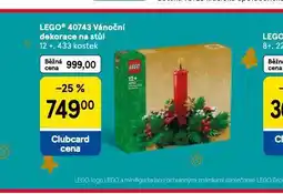 Tesco Stavebnice lego vánoční dekorace na stůl nabídka