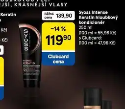 Tesco Syoss intense keratin hloubkový kondicioner nabídka