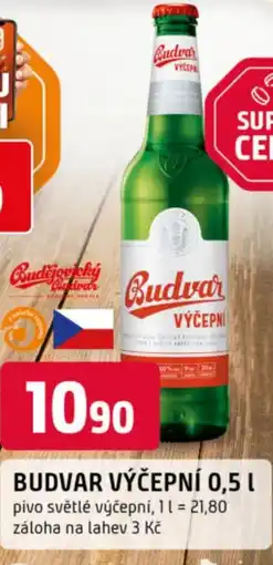 Trefa Budvar výčepní nabídka