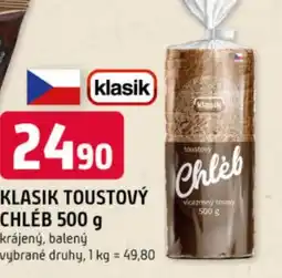 Trefa Klasik toustový chléb nabídka