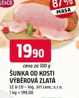 Trefa Šunka od kosti výběrová zlatá nabídka