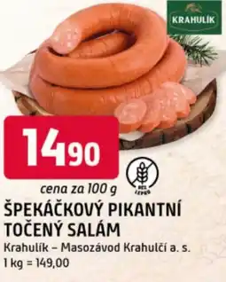 Trefa Špekáčkový pikantní točený salám nabídka