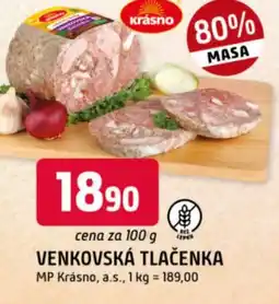 Trefa Venkovská tlačenka nabídka