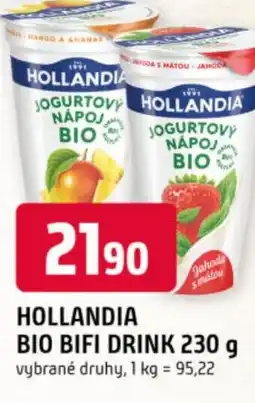 Trefa Hollandia bio bifi drink nabídka