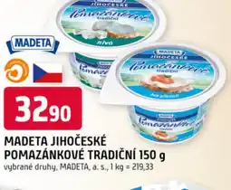 Trefa Madeta jihočeské pomazánkové tradiční nabídka