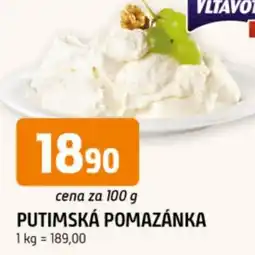 Trefa Putimská pomazánka nabídka