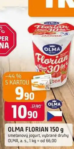 Trefa OLMA FLORIAN 150 g smetanový jogurt nabídka