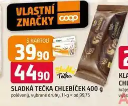 Trefa SLADKÁ TEČKA CHLEBÍČEK 400 g polévaný, vybrané druhy nabídka