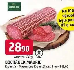 Trefa BOCHÁNEK MADRID 100g nabídka