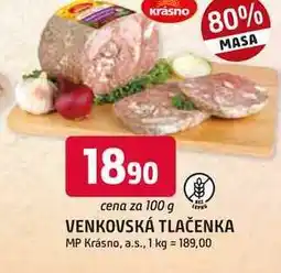 Trefa VENKOVSKÁ TLAČENKA 100g nabídka