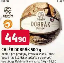 Trefa SRNÍNSKY CHLÉB DOBRÁK 500 g nabídka