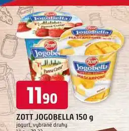 Trefa ZOTT JOGOBELLA 150 g jogurt nabídka