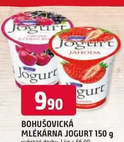 Trefa BOHUŠOVICKÁ MLÉKÁRNA JOGURT 150 g nabídka