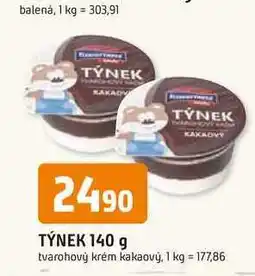 Trefa TÝNEK 140 g tvarohový krém kakaový nabídka
