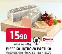 Trefa MÚÚÚ PÍSECKÁ JÁTROVÁ PAŠTIKA 100g nabídka