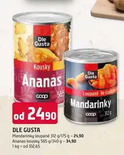 Trefa Dle Gusta Mandarinky loupané 312 g/175 g nabídka