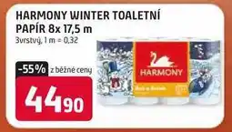 Trefa HARMONY WINTER TOALETNÍ PAPÍR 8x 17,5 m 3vrstvý nabídka