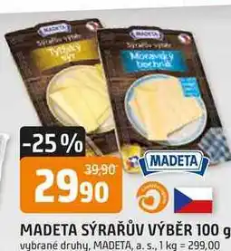Trefa MADETA SÝRAŘŮV VÝBĚR 100 g nabídka