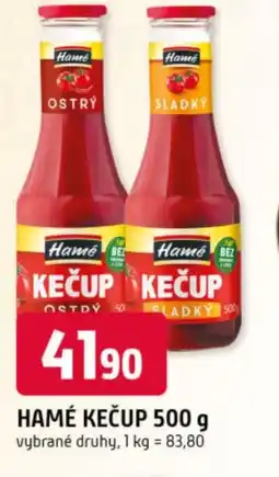 Trefa Hamé kečup nabídka