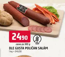 Trefa Dle gusta poličan salám nabídka