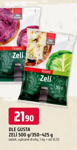 Trefa Dle gusta zelí nabídka