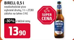 Trefa Birell nealkoholické pivo nabídka