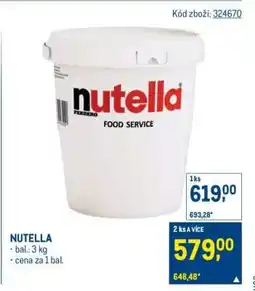 Makro Nutella nabídka