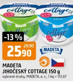 Trefa Madeta jihočesky cottage nabídka