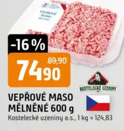 Trefa Vepřové maso mělněné nabídka