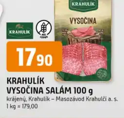 Trefa Krahulik vysočina salam nabídka