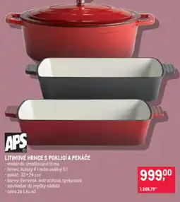 Makro Litinové hrnce s poklicí a pekáče nabídka