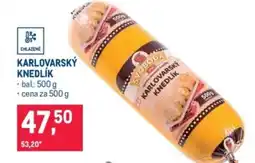 Makro Karlovarský knedlík nabídka