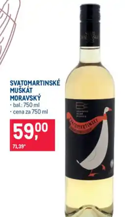 Makro Svatomartinské muškát moravský nabídka