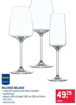 Makro Sklenice belagio nabídka