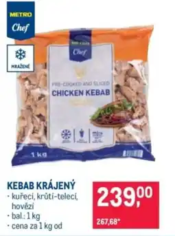 Makro Kebab krájený nabídka
