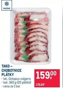Makro Tako- chobotnice plátky nabídka