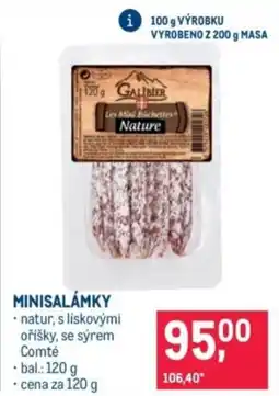 Makro Minisalámky nabídka