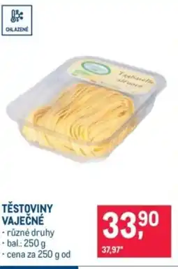 Makro Těstoviny vaječné nabídka