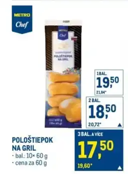 Makro Pološtiepok na gril nabídka
