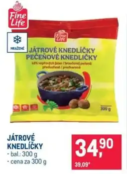 Makro Fine Life Játrové knedlíčky nabídka