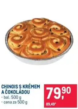 Makro Chinois s krémem a čokoládou nabídka