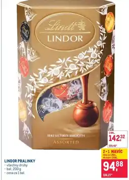 Makro Lindor pralinky nabídka