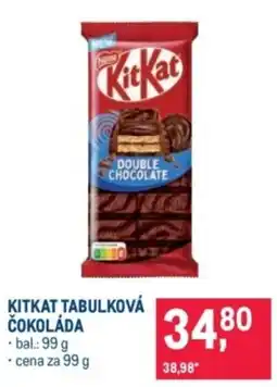 Makro Kitkat tabulková čokoláda nabídka