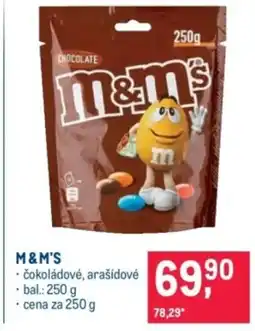 Makro M&M'S nabídka