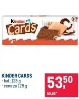 Makro Kinder cards nabídka