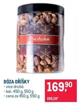Makro Dóza oříšky nabídka