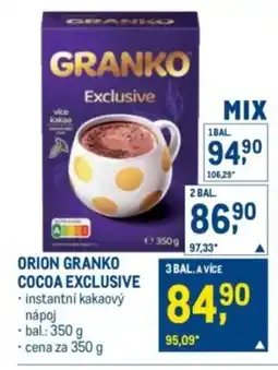 Makro Orion granko cocoa exclusive nabídka
