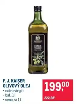 Makro F.J. kaiser olivový olej nabídka